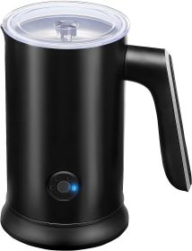 in-1 Milk Frother, Electric Milk Steamer 240ml/8.12oz Automatic Hot and Cold Milk Foam Maker and Milk Warmer for Latte, Macchiato, Cappuccinos