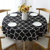 Tablecloth For Round Tables Waterproof Satin Resistant Washable Dining Table Protector